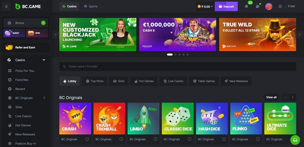 BC.Game Gambling Establishment Online: Wager, Spin & Win Instantly